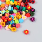 Декор для творчества пластик "Мини-розочки" набор 100 шт МИКС 0,6х0,6 см - Фото 2