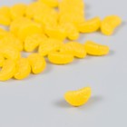 Декор для творчества PVC "Долька мандаринки" набор 30 шт 1,2х0,6х0,5 см - фото 10341110