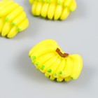 Декор для творчества PVC "Связка бананов" 3х4,4х1,7 см - фото 281084774