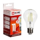 Лампа светодиодная IN HOME LED-A60-deco, 11 Вт, 230 В, Е27, 6500 К, 1160 Лм, прозрачная - фото 3046381