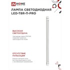 Лампа светодиодная IN HOME LED-T8R-П-PRO, 10 Вт, 230 В, G13R, 4000 К, 800 Лм, 600 мм - фото 9816669