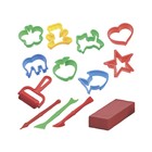 Пластилин мягкий (восковой) 8 цветов по 24 г с аксессуарами для лепки, ArtBerry "Учимся играя" - Фото 2