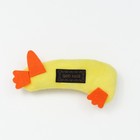 Игрушка для кошек с кошачьей мятой "Цыпленок", 10 см, жёлтая - Фото 3