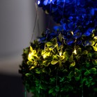 Гирлянда «Конский хвост» 10 нитей по 1 м, серебристая нить, 100 LED, свечение мульти, 2 режима, солнечная батарея - Фото 4