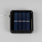 Гирлянда «Конский хвост» 10 нитей по 2 м, серебристая нить, 200 LED, свечение белое, 2 режима, солнечная батарея - фото 6845620