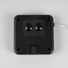 Гирлянда «Конский хвост» 10 нитей по 2 м, серебристая нить, 200 LED, свечение белое, 2 режима, солнечная батарея 9292995 - фото 16282684