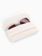 Футляр для очков на ремешке, однотонный, размер 16.5×1.8×7 см, молочный - Фото 6