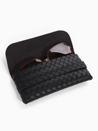 Футляр для очков на ремешке, однотонный, размер 16.5×7×1.8 см, чёрный - Фото 6