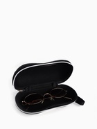 Футляр для очков на молнии, однотонный, размер 17×0.7.6×3.6 см, чёрный - Фото 2