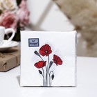 Салфетки бумажные «Маки», 20×20, 2 слоя, 30 шт - Фото 1