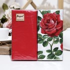 Салфетки бумажные Bouquet Original de Luxe "Английская роза", 2 слоя,33x33, 20 листов - Фото 1
