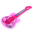 Игрушка музыкальная гитара «Играй и пой», с микрофоном, звуковые эффекты, цвета МИКС, уценка - Фото 2