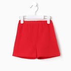 Комплект для девочки (блузка, шорты) MINAKU цвет красный, рост 92 - Фото 5