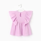 Комплект для девочки (блузка, шорты) MINAKU цвет лиловый, рост 152 - Фото 18