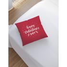 Наволочка декоративная «День святого Валентина», на молнии, размер 45х45 см - Фото 2