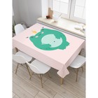 Скатерть на стол «Довольный лягушонок», прямоугольная, сатен, размер 145х180 см - Фото 1