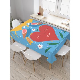 Скатерть на стол «Весна», прямоугольная, оксфорд, размер 120х145 см