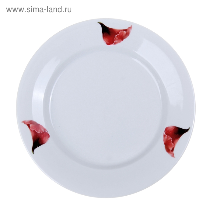 Тарелка десертная 20 см "Маков цвет" - Фото 1