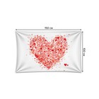 Декоративное панно с фотопечатью «Воздушное сердце», горизонтальное, размер 100х150 см - Фото 2