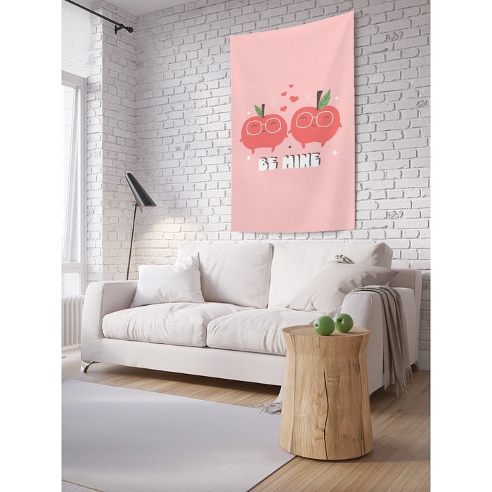 Декоративное панно с фотопечатью «Счастливые яблочки», вертикальное, размер 150х200 см