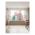 Фототюль «Навсегда вместе», размер 145х180 см, 2 шт - Фото 2