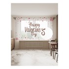 Фототюль «День святого Валентина», размер 145х180 см, 2 шт - Фото 1