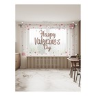 Фототюль «День святого Валентина», размер 145х180 см, 2 шт - Фото 2