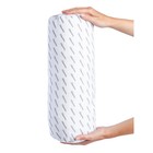 Подушка валик «Сердечки и полоски, декоративная, размер 16х45 см - Фото 4