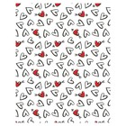 Подушка валик «Черно-белые сердечки, декоративная, размер 16х45 см - Фото 2