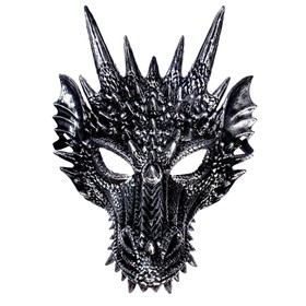 Карнавальная маска «Дракон», цвет серебряный