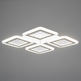 

Люстра 1967/4 LED 152Вт 3000-6000К диммер белый 42,5х42,5х6 см