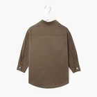 Рубашка джинсовая детская KAFTAN, размер 34 (122-128 см), хаки - Фото 8