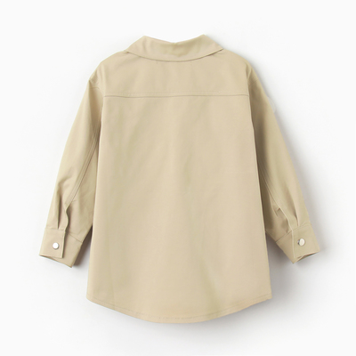 Рубашка джинсовая детская KAFTAN, бежевая, размер 38 (146-152 см)