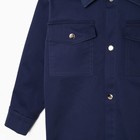 Рубашка джинсовая детская KAFTAN размер 32 (110-116 см), цвет синий - Фото 9
