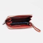 Кошелёк женский на молнии с ремешком, цвет розовый 9542245