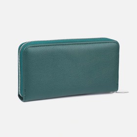 

Кошелёк на молнии, цвет зелёный