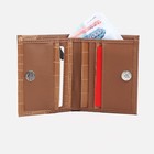 Кошелёк женский на магните, цвет бежевый 9542260