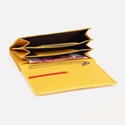 Кошелёк женский на магнитах, цвет жёлтый - фото 22089978