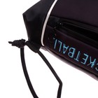 Мешок для обуви с карманом 430 х 360 х 90 мм, с расширением, ручка-петля, светоотражающая полоса, Оникс МО-31с-21, Street game (полиэстер кашированный пенополиуретаном "дутик") - Фото 4