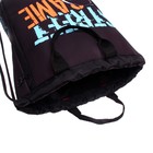 Мешок для обуви с карманом 430 х 360 х 90 мм, с расширением, ручка-петля, светоотражающая полоса, Оникс МО-31с-21, Street game (полиэстер кашированный пенополиуретаном "дутик") - Фото 5