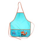 Фартук для труда + нарукавники, 535 х 445/240 х 145 мм, размер M (рост 122-158), ФН 41-1, "Лисёнок", бирюзовый, 69369 - фото 24550661