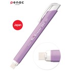 Ластик с держателем Penac Tri Eraser, выдвижной, фиолетовый корпус - фото 10344221