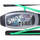 Снегокат складной, быстросборный "Снегоцикл SNOW & FIRE" с рулеткой для шнура, цвет микс - Фото 2
