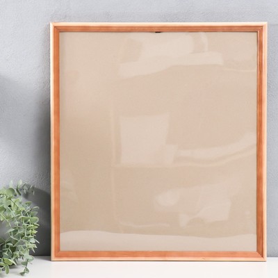 Фоторамка для фото 45×50 см «Узкая», сосна, (пластиковый экран)