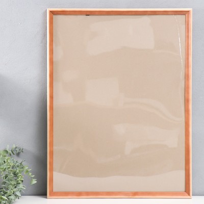 Фоторамка для фото 45×60 см «Узкая», сосна, (пластиковый экран)