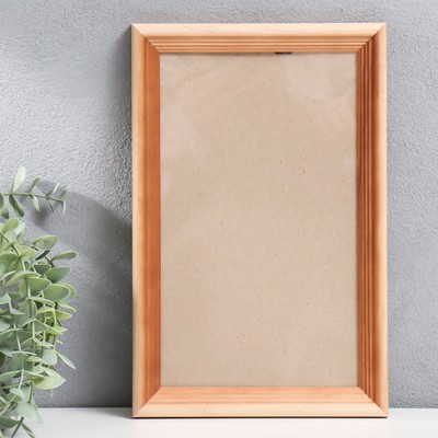 Фоторамка для фото 15×25 см «Узкая», сосна, (пластиковый экран)