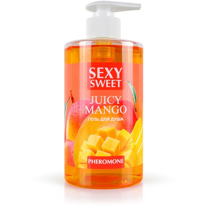 Гель для душа Sexy Sweet JUICY MANGO с феромонами 430 мл - Фото 1