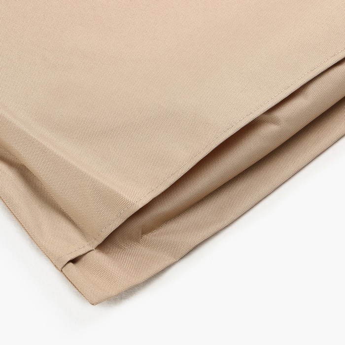 Подушка на шезлонг Этель 55х190+2 см, цвет бежевый, оксфорд с ВМГО, 100% полиэстер - фото 1881159980