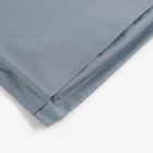 Подушка на шезлонг Этель 55х190+2 см, цвет серо-голубой, оксфорд с ВМГО, 100% полиэстер - фото 9595602