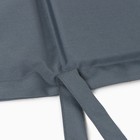Подушка на шезлонг Этель 55х190+2 см, цвет графитовый, оксфорд с ВМГО, 100% полиэстер - Фото 3